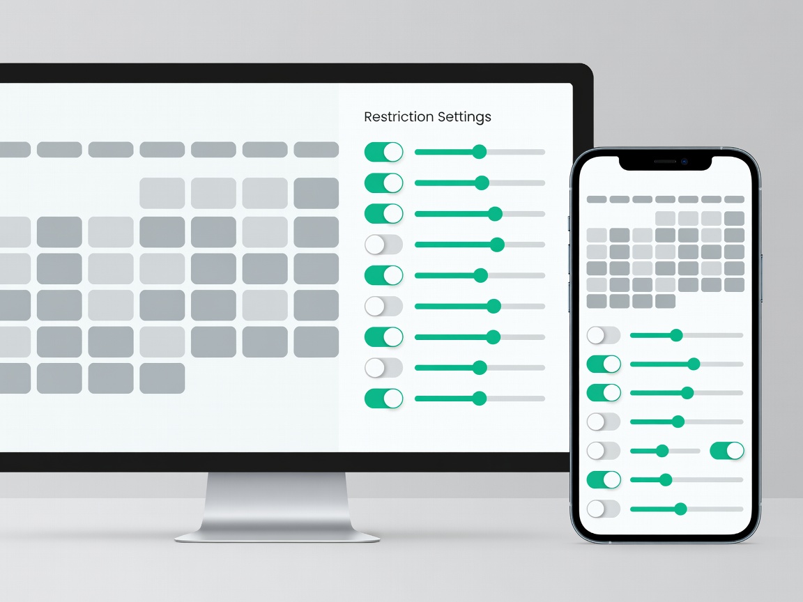 BetBlocker mobile and desktop interface showing calendar and restriction settings